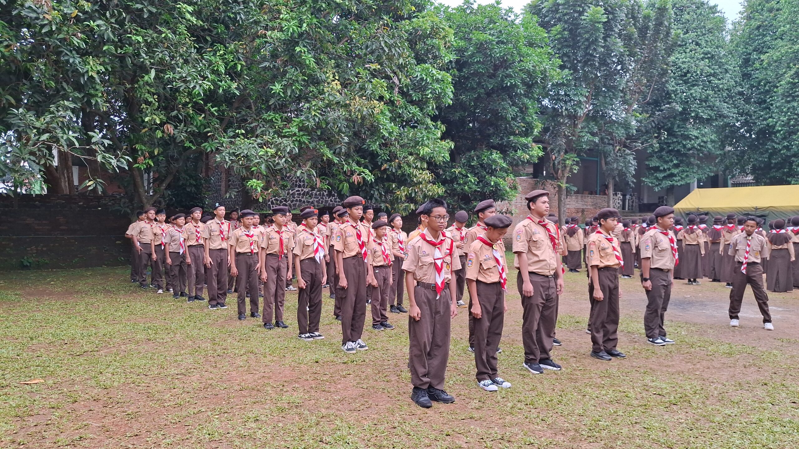 Perjusa 2025: Tempa Karakter Pramuka MTs Madarijut Thalibin yang Tangguh dan Berakhlak Mulia
